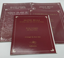 Lot of 5 Christmas Carols Harp