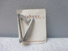 Harp Shaped Lapel Scatter Pin