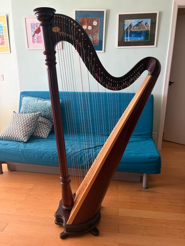 Used lyon and healy harp - and,