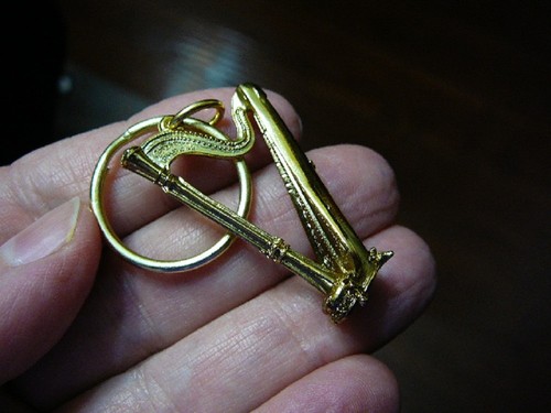 Harp key chain - (m206-b),